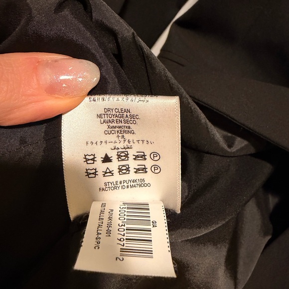 BCBGMaxAzria Black Cape Slit Sleeve Blazer - Picture 5 of 6